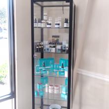 Marijuana Doctor Bonita Springs Florida medical marijuana card evaluation clinic interior CBD product display case Marijuana Doctor Bonita Springs Florida medical marijuana card evaluation clinic interior CBD product display case