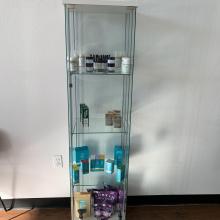 Marijuana Doctor Citrus Park Florida medical cannabis card evaluation clinic interior showing CBD display case Marijuana Doctor Citrus Park Florida medical cannabis card evaluation clinic interior showing CBD display case