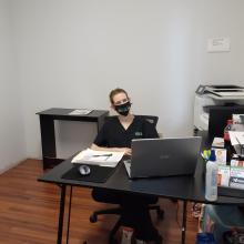 Marijuana Doctor Sarasota Florida medical cannabis card evaluation clinic interior picturing front desk area Marijuana Doctor Sarasota Florida medical cannabis card evaluation clinic interior picturing front desk area
